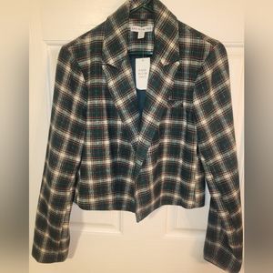 NWT And Now This Women's Jacket, size M, Green, red, white